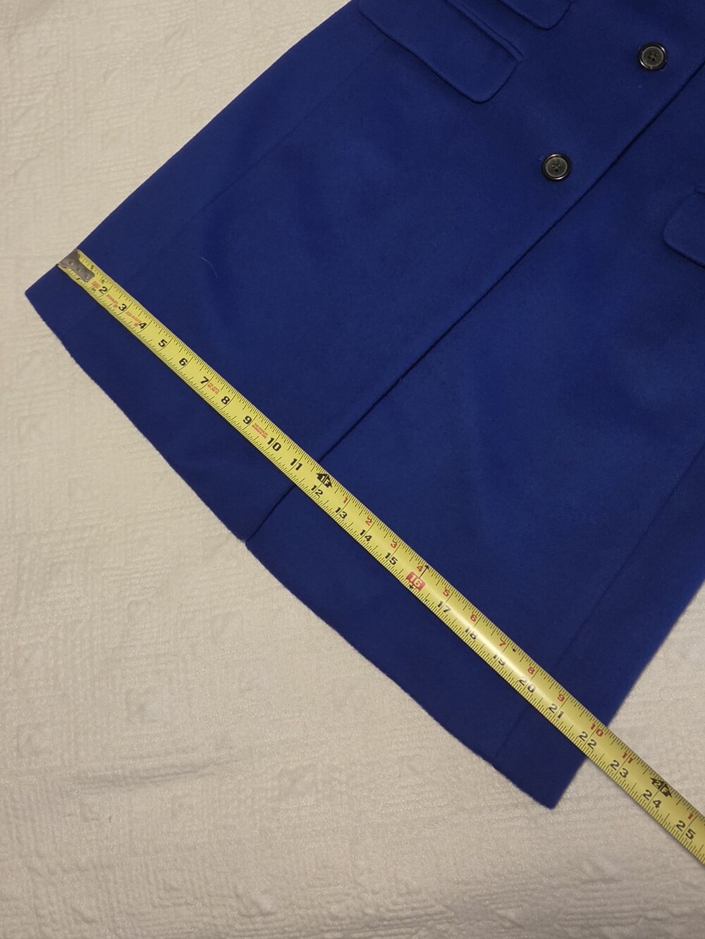 J. Crew 100% Wool by Nello Gori Peacoat, size 8 - Picture 10 of 11